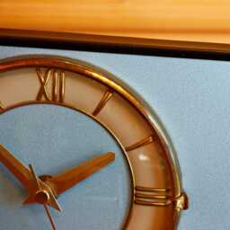 Retro Style Mantel Clock - New 22cm Handmade Mid Century Vintage Formica Unique Wooden Desk Gift Off The Wall Clocks - thumbnail 3