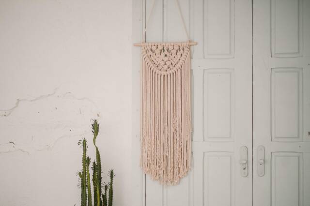 Macrame Wall Hanging Interior Decor Modern Art Tapestry Home Decor Bedroom Decoration - image 1