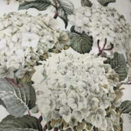 White Hydrangeas Piped Cushion Various Sizes Available - thumbnail 4