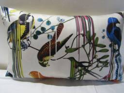 Designers Guild & Christian Lacroix Fabric Birds Sinfonia Jonc Cushion Cover - thumbnail 1