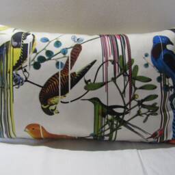 Designers Guild & Christian Lacroix Fabric Birds Sinfonia Jonc Cushion Cover - thumbnail 3