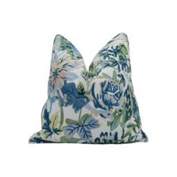 Harlequin - Perennials Seaglass/Exhale Murmuration Statement Floral Cushion Cover Handmade Throw Pillow Designer Home D??cor - thumbnail 1