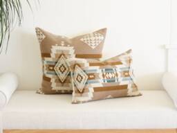 Rock Point Wool Pillow Covers, Tan & Cream Southwestern Covers - Made To Order