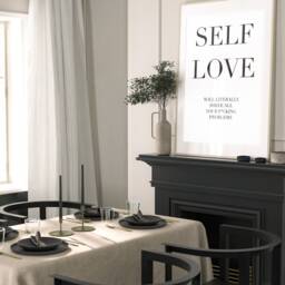 Quote Print - Wall Text Motivational Home Decor Art Self Love Print-Daily Manifest - thumbnail 2