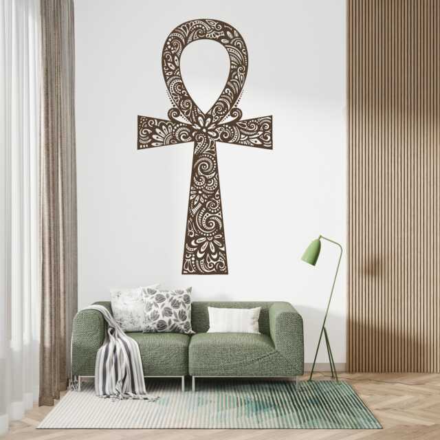 Egyptian Ankh Wall Decal Ancient Egypt Decor 2672 - image 1