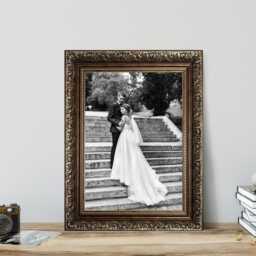 Ornate Baroque Picture Frame Bronze Vintage Style, Bordeaux Range - thumbnail 2