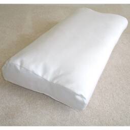 Tempur Original Pillow Cover Only 60x31cm Case Neck Queen Large Size Orthopaedic Cushion White Pillowcase Plain Solid Colour Stripes - thumbnail 2