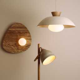 Towan Large Wall Light in Solid Oak/Walnut - thumbnail 3