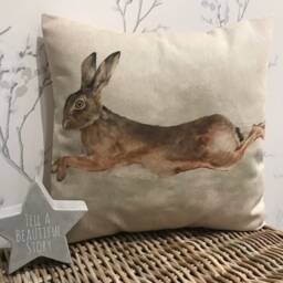 Handmade Robin Cushion Cover Chatham Glyn Linen Look, 16 - thumbnail 3