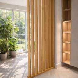 Rotating Room Dividers Permanent - Wooden Swivel Divider The Peckham - thumbnail 2