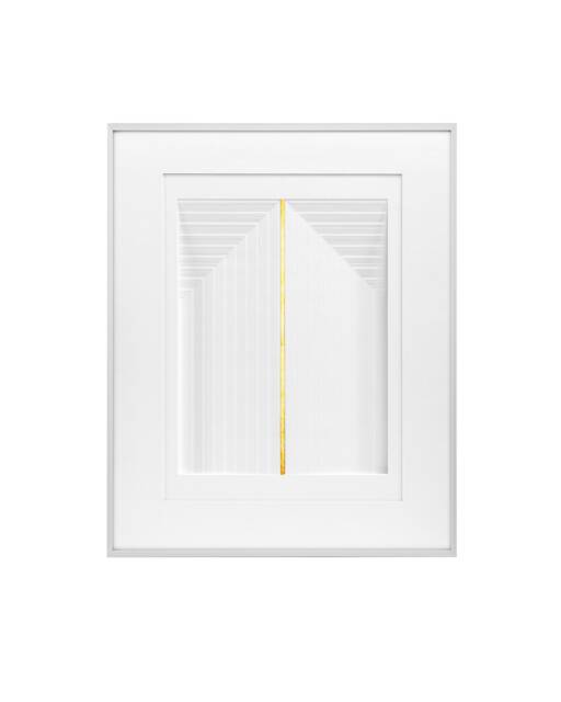 Minimalist Sculpture, Arrow Wall Art, Framed Artwork, Home Decor, Wall Sculpture - image 1