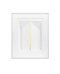 Minimalist Sculpture, Arrow Wall Art, Framed Artwork, Home Decor, Wall Sculpture - thumbnail 1
