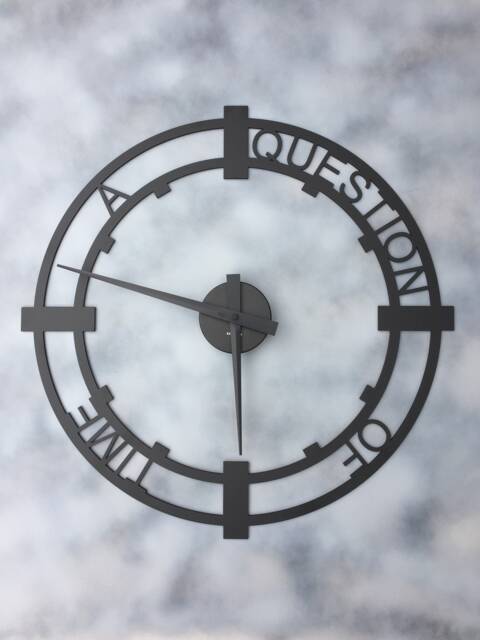 A Question Of Time - Wall Clock in Depeche Mode Style - image 1