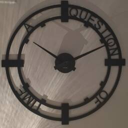 A Question Of Time - Wall Clock in Depeche Mode Style - thumbnail 2