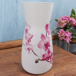 Personalised Orchid Flower Vase, Personalised Gifts, Gifts For Her, Home Decor Keepsake, Individual Sentimental - thumbnail 3