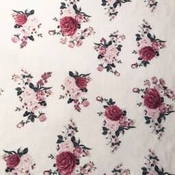 Personalized Swaddle Set Blanket & Headband Pink Floral Monogrammed For Baby Girl - thumbnail 2