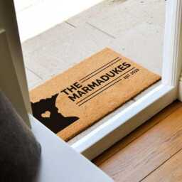 Minnesota Us State Map Doormat - Personalized Home Usa New House Decor Gift Rug - thumbnail 2