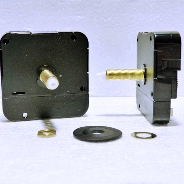 Quartz Ticking Clock Movement, Extra Long 31mm Shaft Mechanism With Choice Of Hands.- UK Seller - Clock Making Kit - image 1