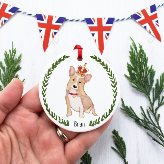 Personalised Pet Decoration , Corgi Dog Christmas Gift Ornament Pet Corgi - image 1