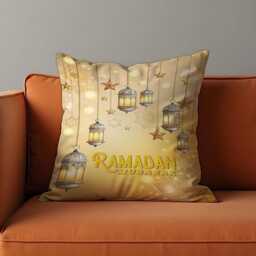 Ramadan Mubarak Cushion Cover, Lantern Islamic Pillow Case, Eid Home Decor, Muslim Decorative Throw Pillowcase - thumbnail 3
