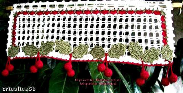Handmade Crocheted Breeze Curtain, French Craftsmanship, Created By Sylvette Raisonnier, Made To Order - image 1