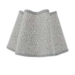 Battery Lampshade - Shade Only, No Base Linen Tapered Natural Wavy Trim Colours Clip On, Lamp Or Pendant Light - thumbnail 2