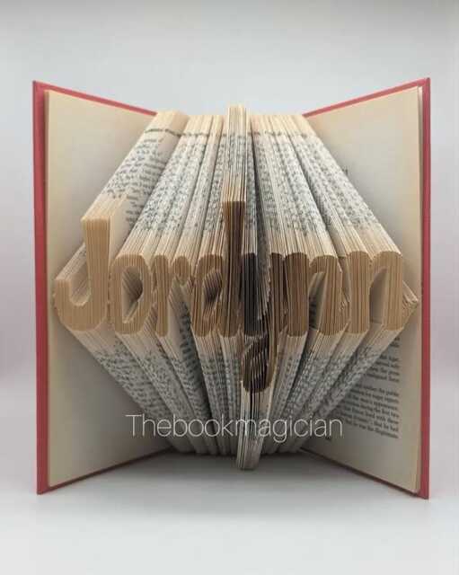 Personalized Bookish Gifts, Choose Your Word, Name Here, Book Lover Gift, Bookworm Decor, Books - image 1