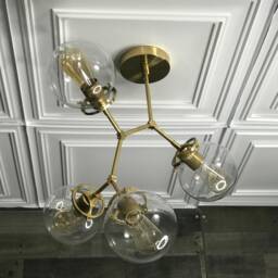 Lagertha 4 Light 6 in Globe Kitchen Living Room Multi Semi Flush - thumbnail 3
