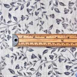1509. Handmade Small Trailing Leaves Purple Linen Blend Cushion Cover, Various Sizes - thumbnail 3
