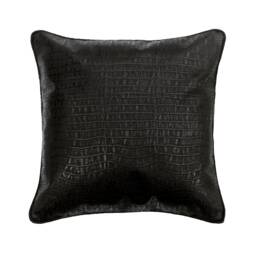 "Decorative Black Euro Pillowcase 24""x24""/26""x26" - thumbnail 1