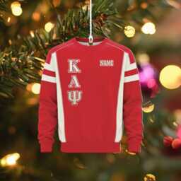 Kappa Alpha Psi Gift 2D Flat Acrylic Ornament, Custom Name Uniform Decor, Graduate Christmas Ornament - thumbnail 2