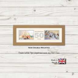 "50Th Photo Frame Anniversary Golden Wedding Special Gift Two Box 6""x4" - thumbnail 1