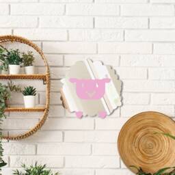 Sheep Bedroom Mirror Home Decor Acrylic Cute Animal Design House - thumbnail 3