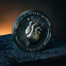 Amor Verus True Love Heart Plaque - Gothic Gallery Wall Home Decor By The Blackened Teeth - thumbnail 3