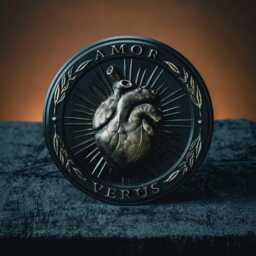 Amor Verus True Love Heart Plaque - Gothic Gallery Wall Home Decor By The Blackened Teeth - thumbnail 2