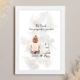Personalised Pet Gift, Gift From The Dog, Gifts For Dog Lovers, & Owner Mum Prints, Themed - thumbnail 1