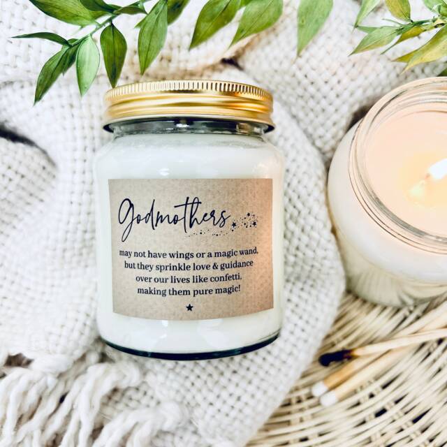 Godmother Scented Candle Gift Gift From Godchild, Godchildren - image 1