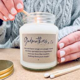Godmother Scented Candle Gift Gift From Godchild, Godchildren - thumbnail 2