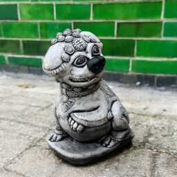 Concrete Foo Dog Dragon Statue Stone Guardian Figurine Mythical Garden Sculpture Cement Outdoor Ornament Garden Dragon Gift - thumbnail 1