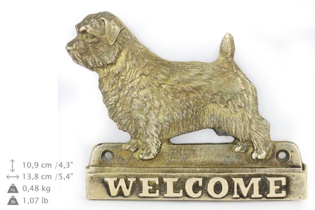 Norfolk Terrier, Dog Welcome, Hanging Decoration, Limited Edition, Artdog - image 1