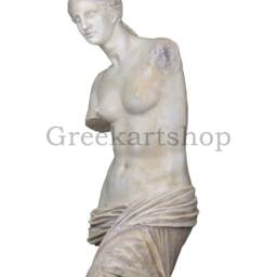 Aphrodite Venus De Milo Greek Goddess Ancient Greece Large Statue Sculpture Cast Marble Louvre Museum Exact Copy 49.2 Inches - thumbnail 3