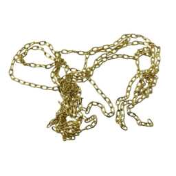 Brass Plated Clock Chain 61 Links Per Foot 180cm Long Clockmaking Repair Part Longcase Grandfather Cuckoo - thumbnail 3