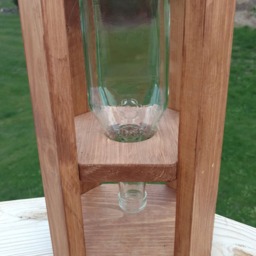 Wine Bottle Bird Feeder - thumbnail 2