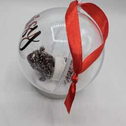 Personalised Guinea Pig Bauble, First Christmas, Custom Gift, Tree Decoration, Christmas Ornament - thumbnail 3
