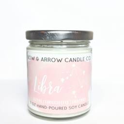 Soy Candle Zodiac Collection - Astrology Candles Constellation Libra Celestial Gift Idea Signs - thumbnail 2