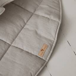 "Round Cotton Mat ""Pigeon Grey" - thumbnail 3