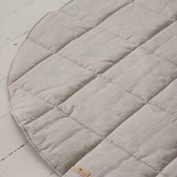 "Round Cotton Mat ""Pigeon Grey" - thumbnail 4