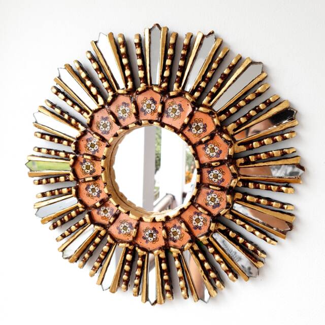 "Peruvian Mirrors ""Lima Melon 35cm" - image 1