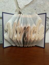 Miracle - Folded Book Art Fully Customizable, Religious, Survivor - thumbnail 1