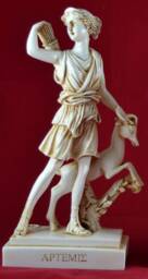 Artemis Diana Statue Greek Goddess Of The Hunt, Cast Marble
